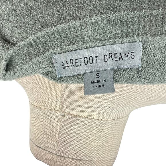 Barefoot Dreams CozyChic Ultra Lite Top Sweater‎ Pullover Green Size Small - Picture 8 of 10
